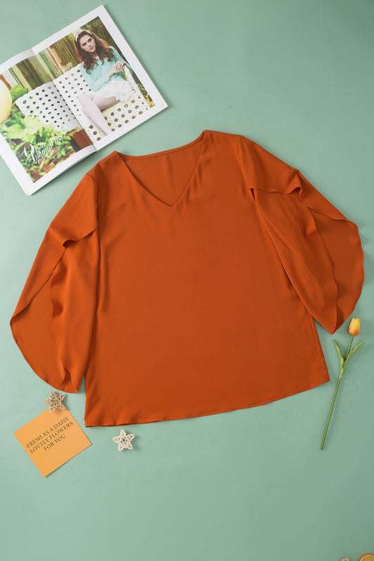 (PS) Petal Sleeve Blouse