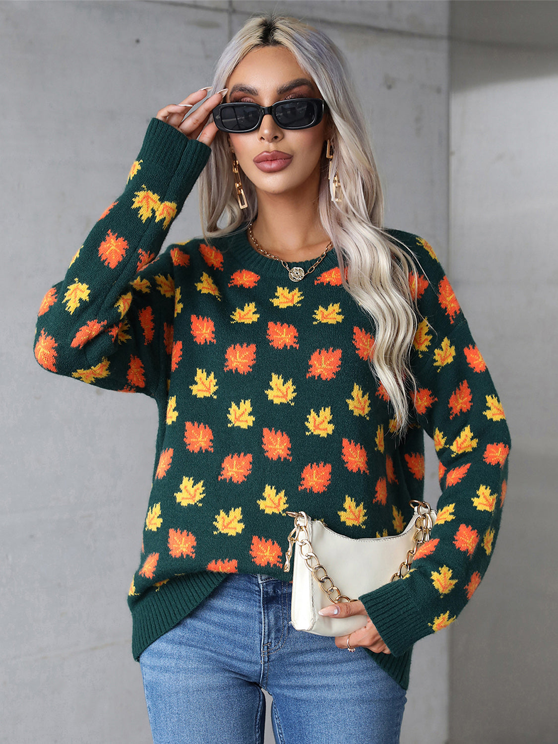 Maple Leaf Sweater