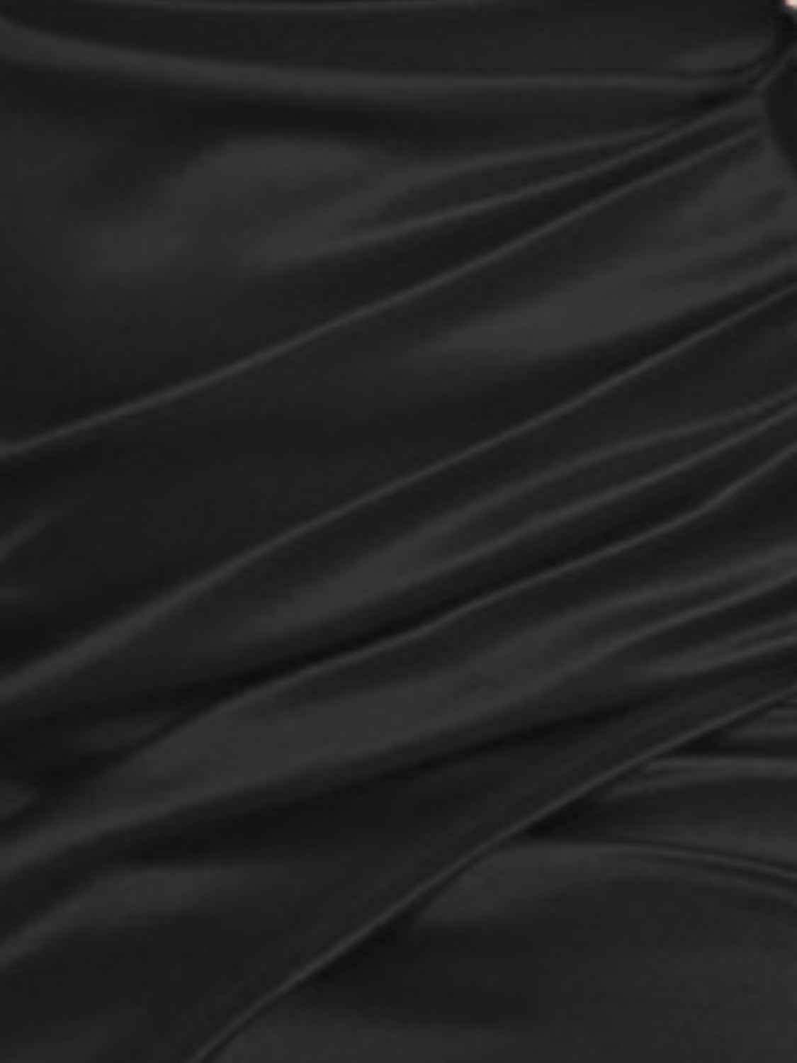 Ruched Wrap Dress
