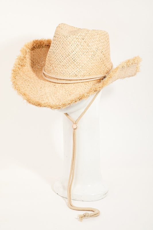 Adjustable Strap & Weave Hat