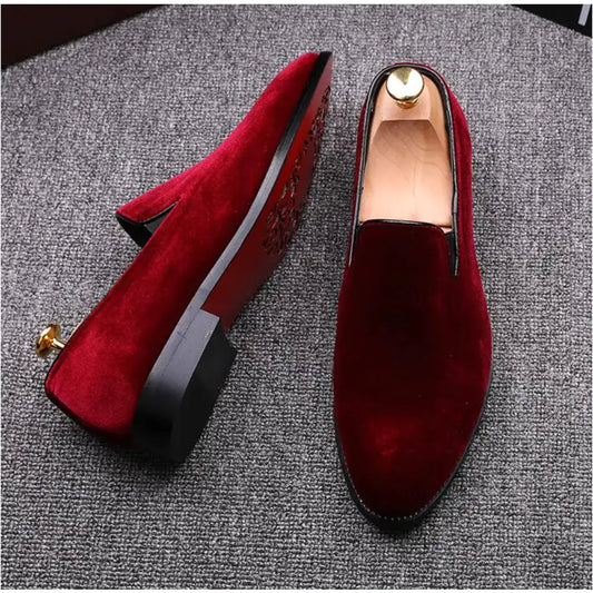 Suede Loafers