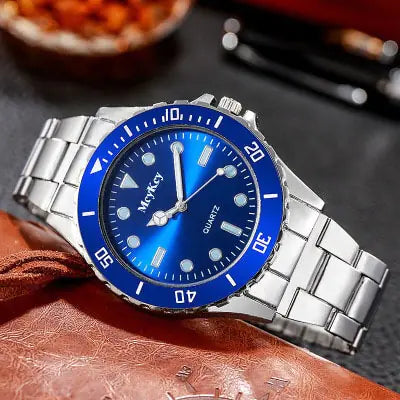 Geneva/McyKcy Stainless Steel Watches