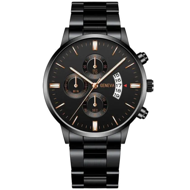 Geneva/McyKcy Stainless Steel Watches