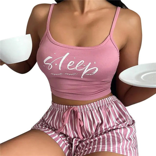 Printed Pajama Set