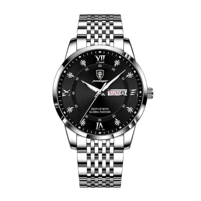 Sleek Stainless Steel Watch
