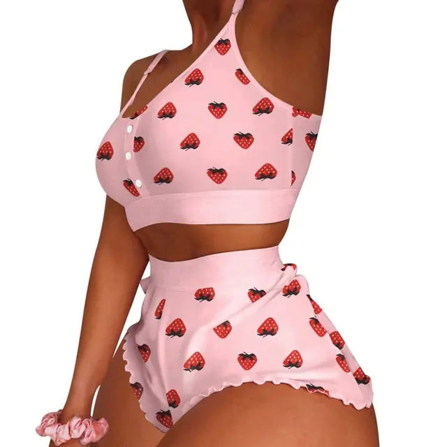 Printed Pajama Set
