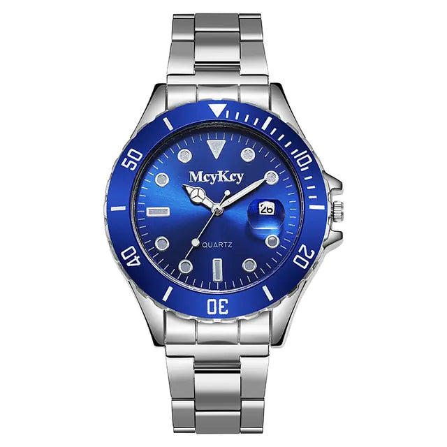 Geneva/McyKcy Stainless Steel Watches