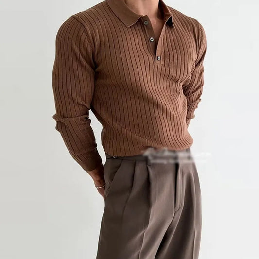 Knit Collared Shirt