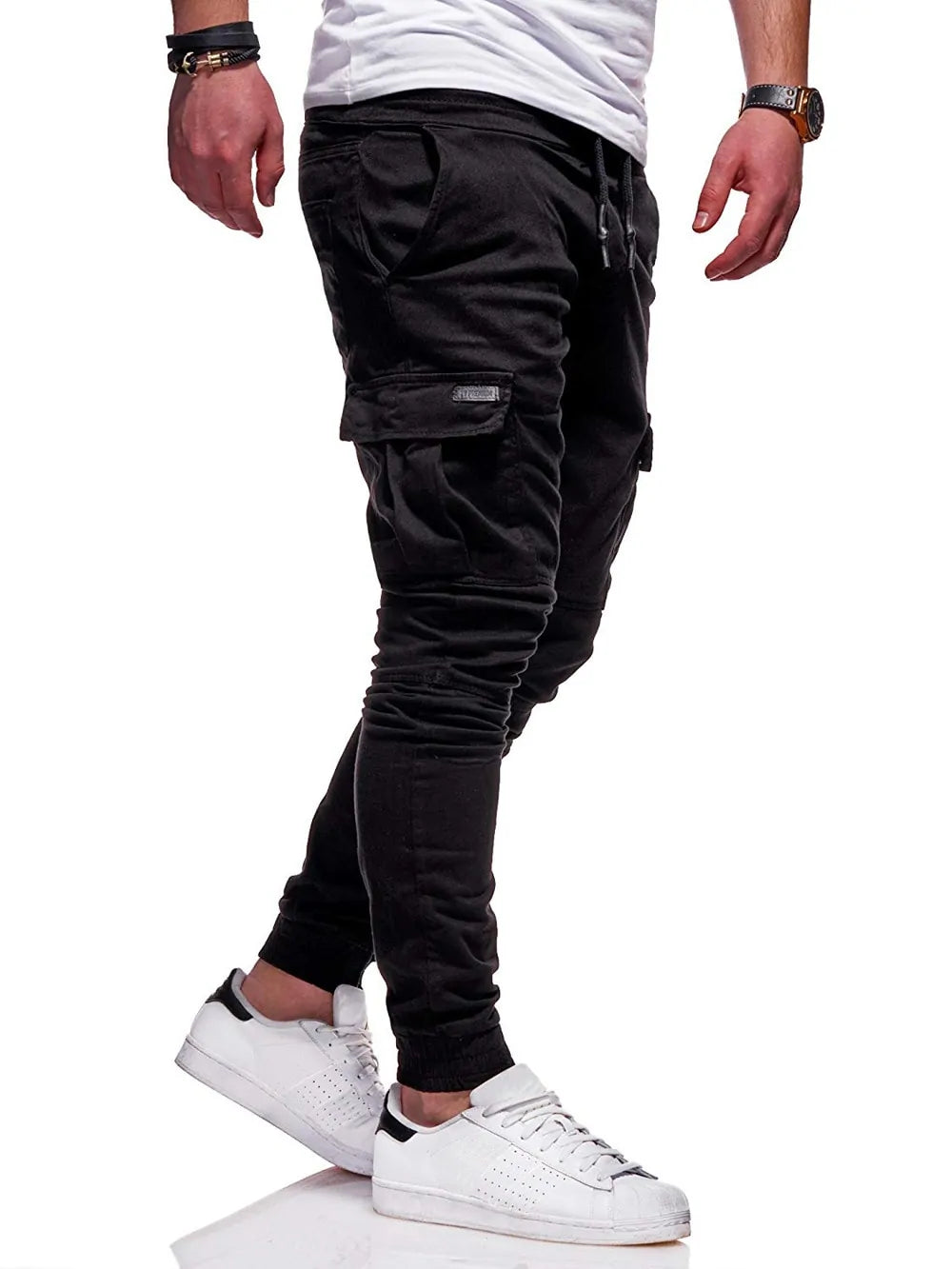 Multi-Pocket Cargo Joggers