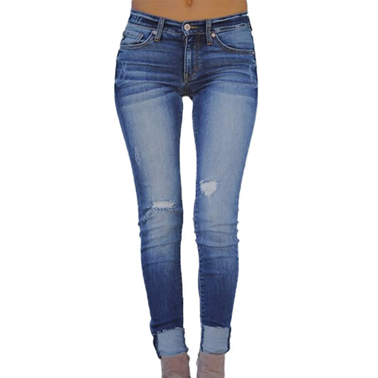 Loose Cropped Jeans