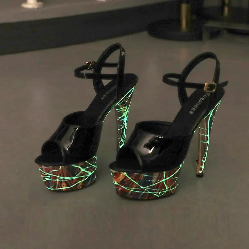 Leather Stilettos