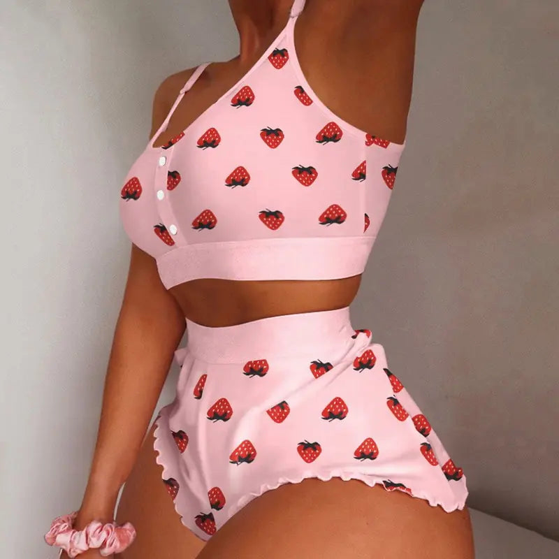 Printed Pajama Set