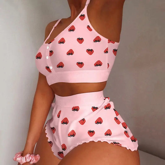 Printed Pajama Set