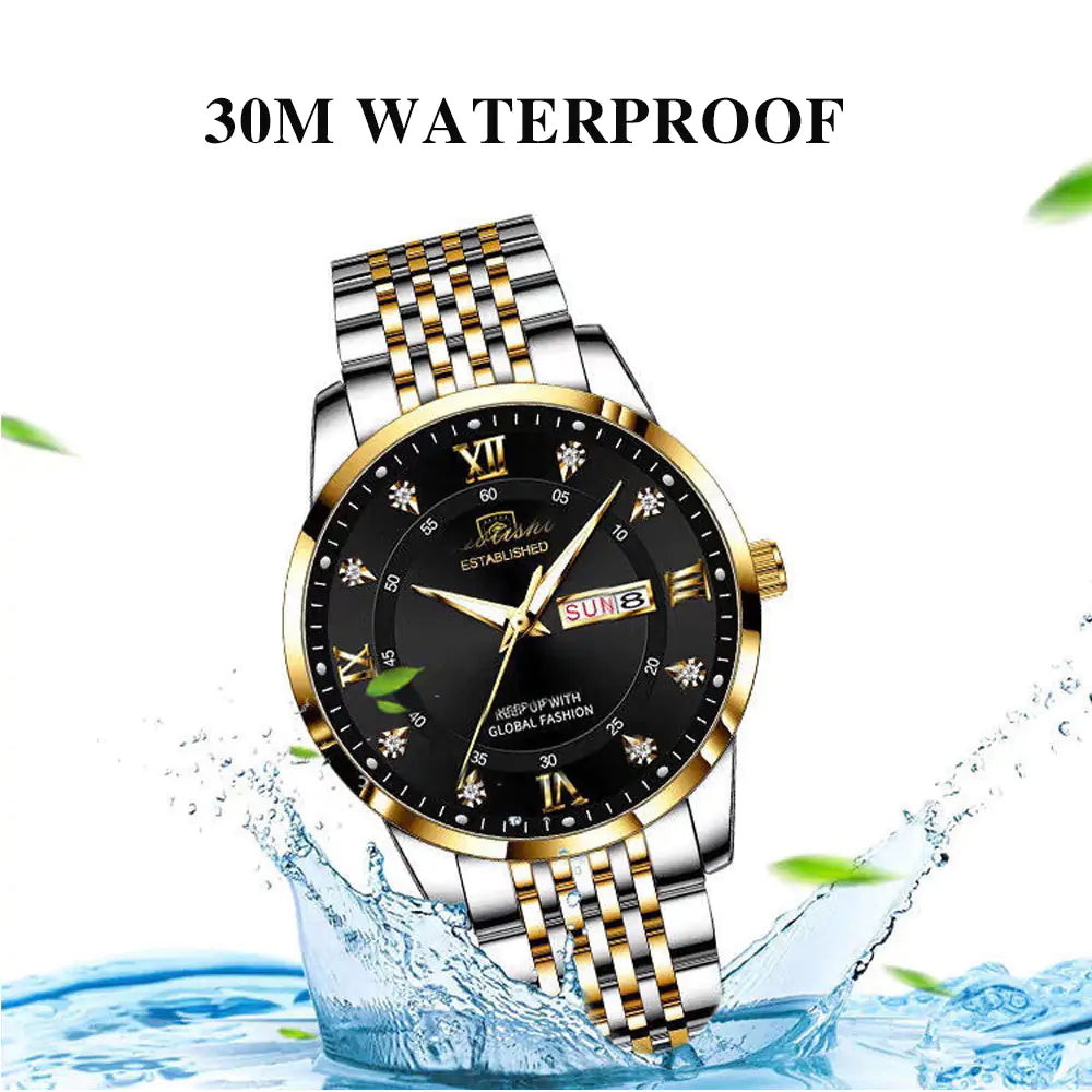Sleek Stainless Steel Watch