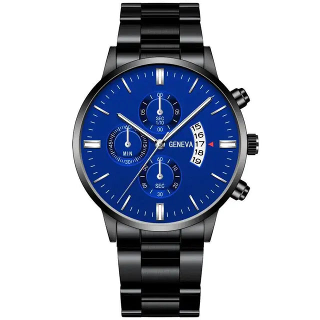 Geneva/McyKcy Stainless Steel Watches