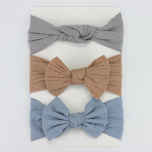 Girl's 3-Piece Bow Set