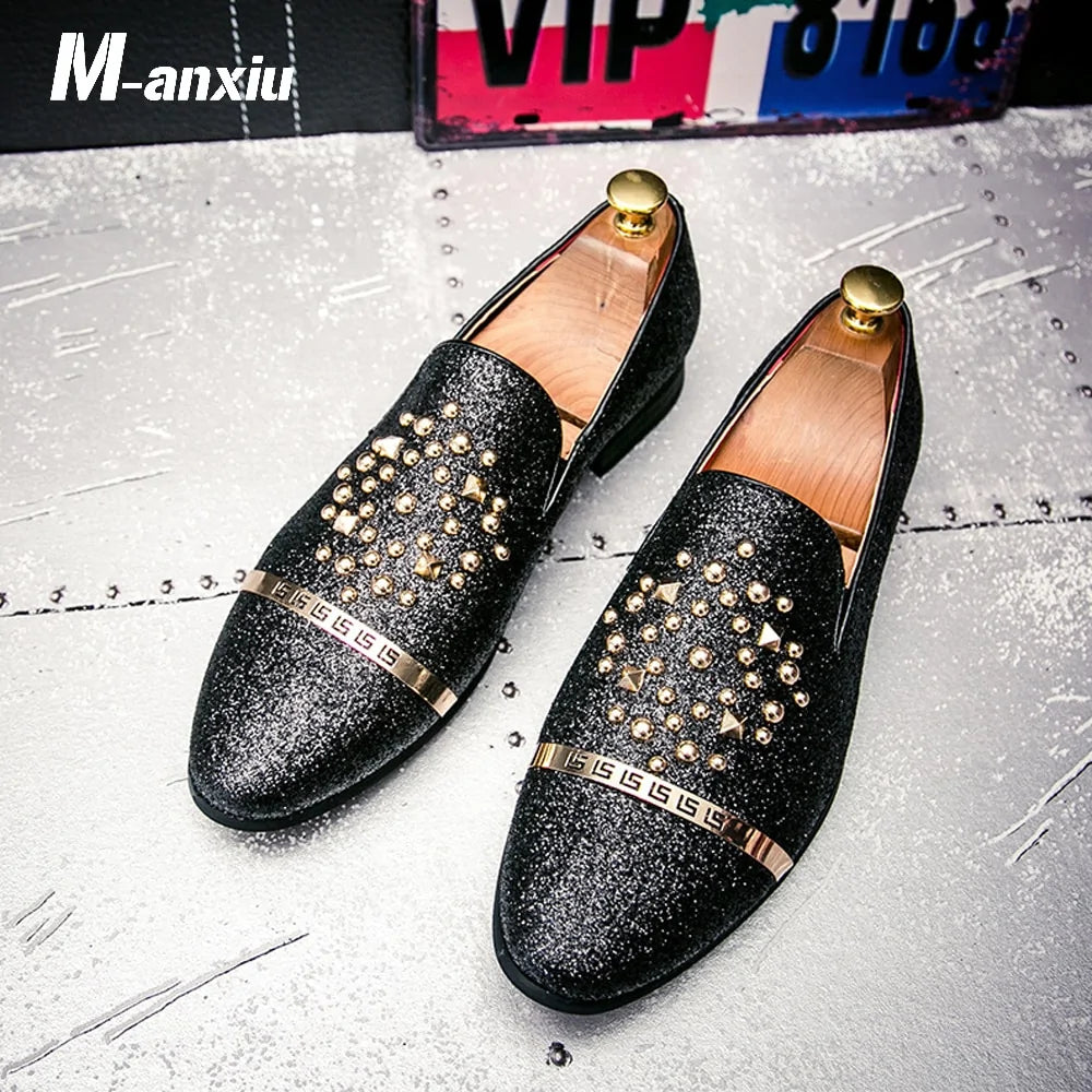 Diamond Rhinestones Loafers