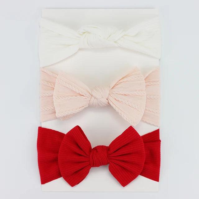 Girl's 3-Piece Bow Set