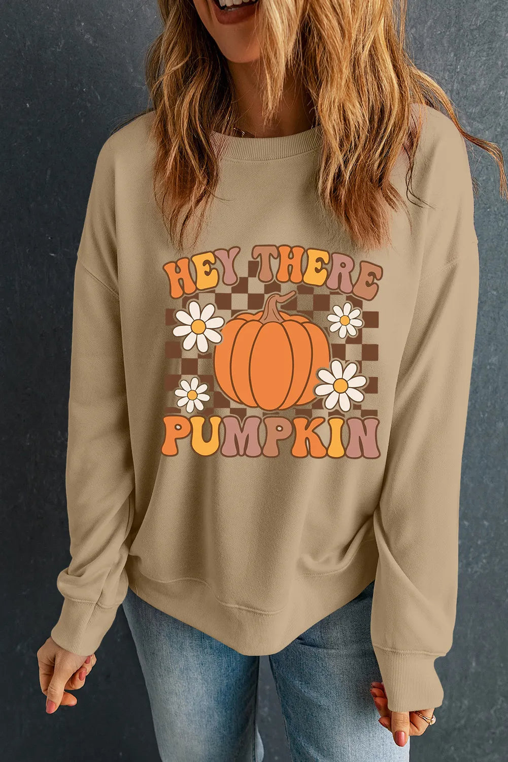 Pumpkin Graphic Sweatshirt