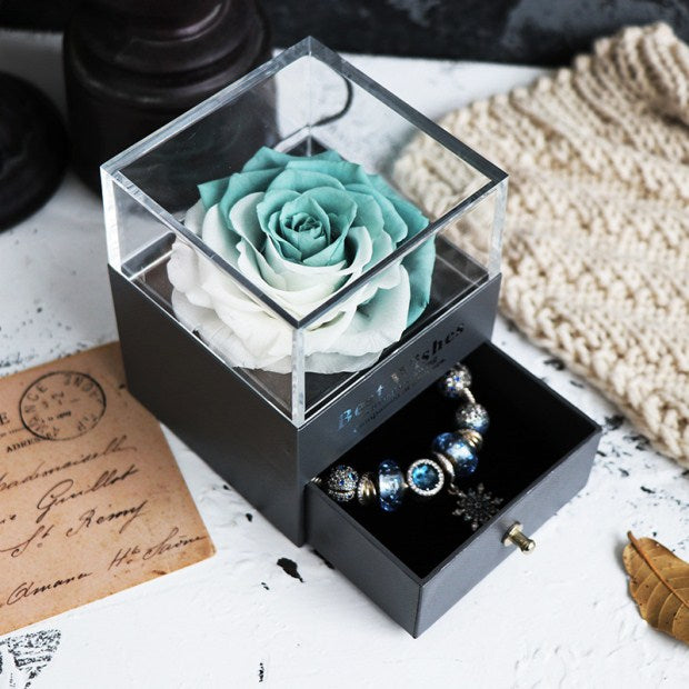 Eternal Flower Jewelry Box Gift Set