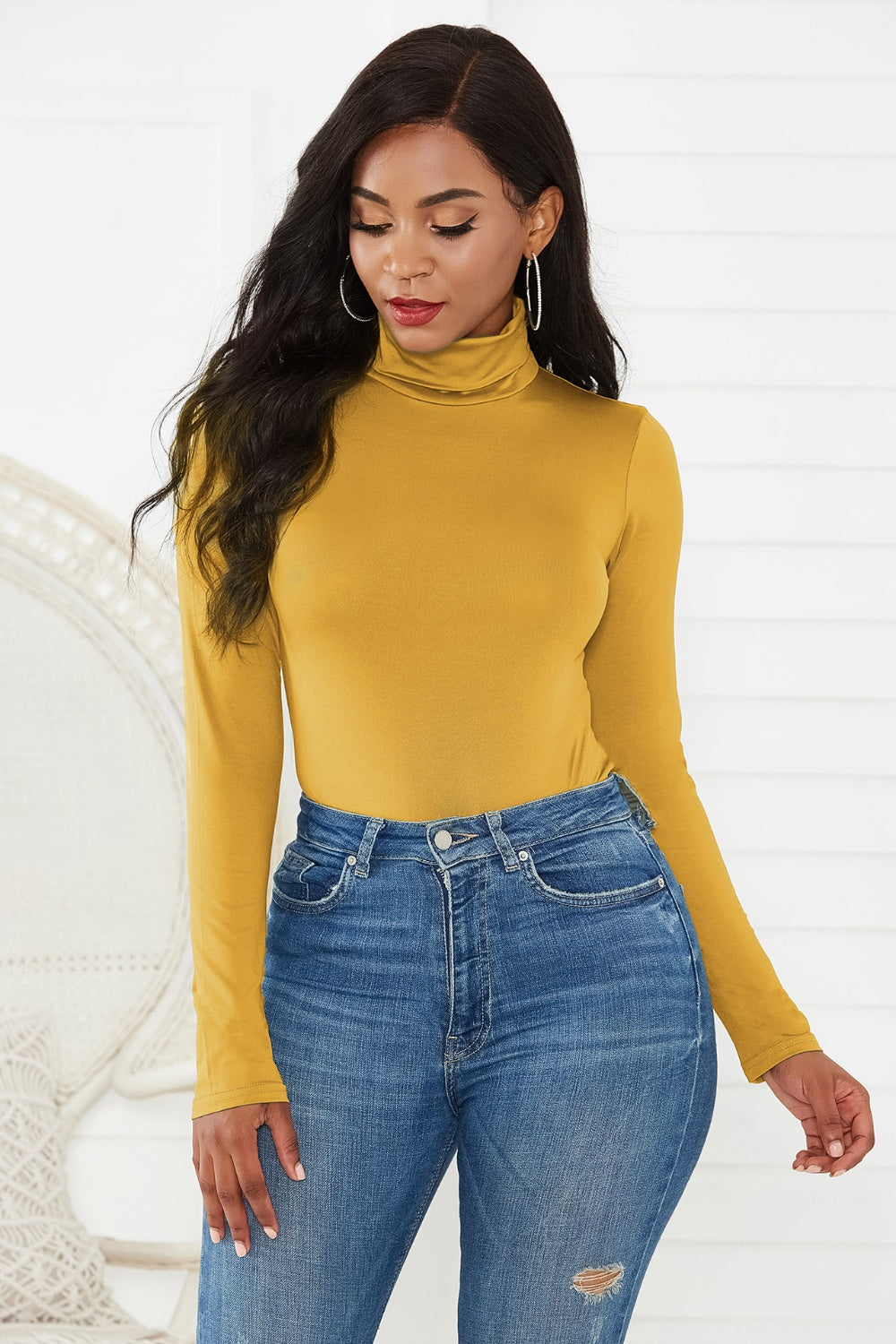Turtleneck Bodysuit