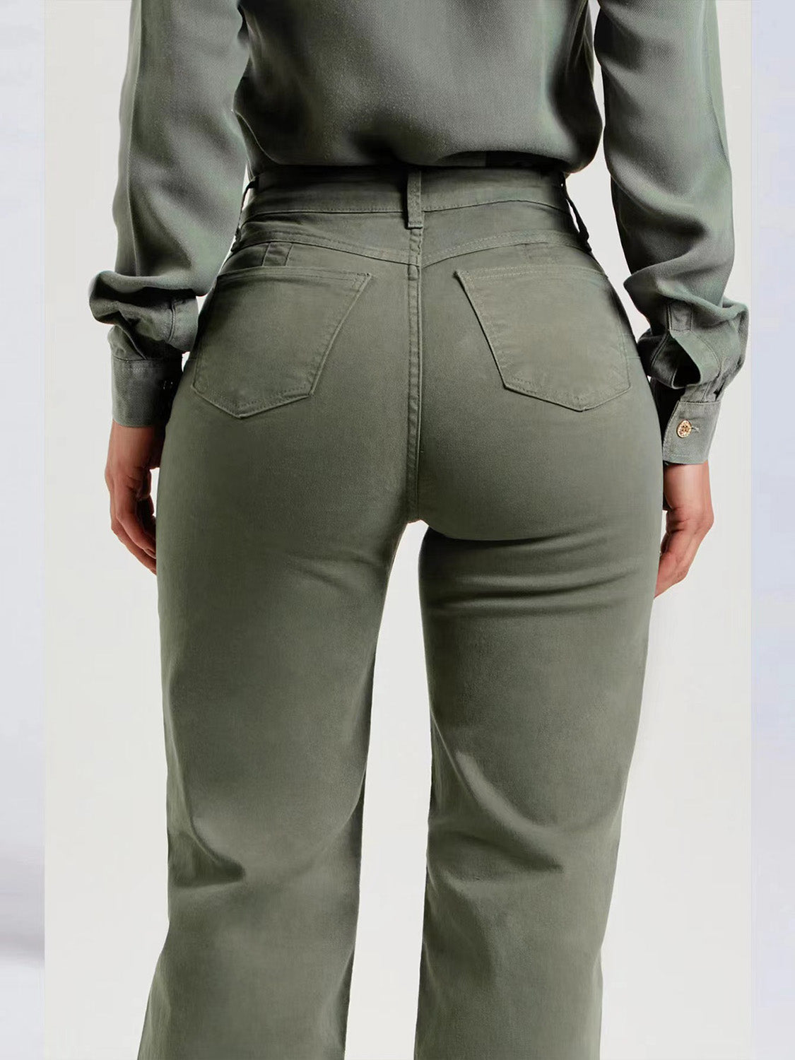 Hem Jeans w/ Pockets
