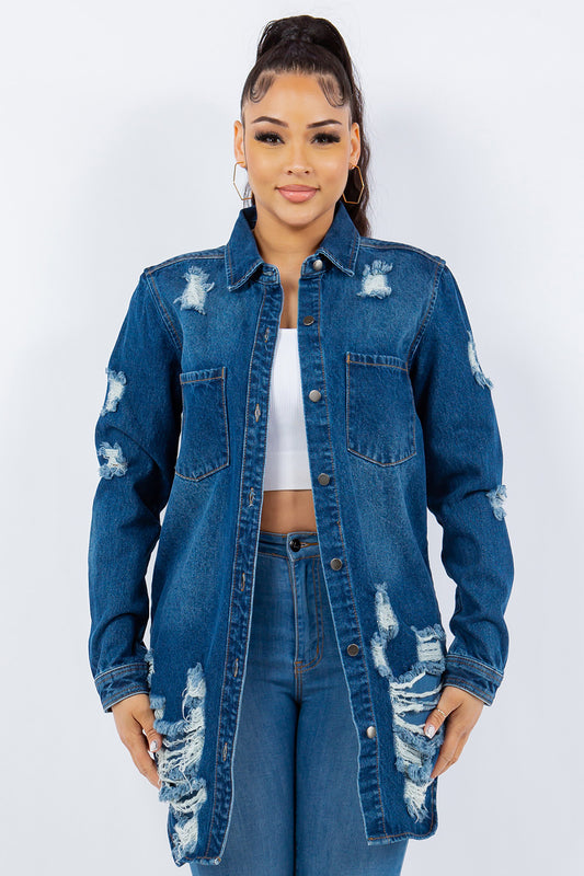 Deep Blue Denim Jacket