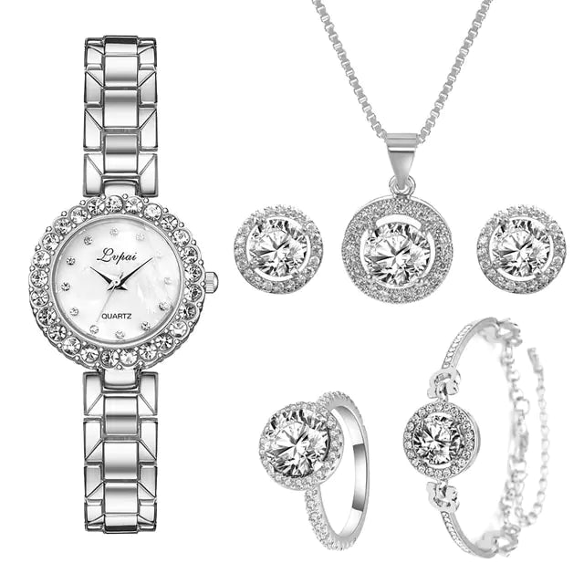Rose Gold Wristwatch Set