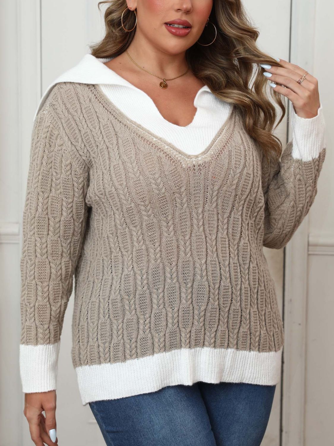 (PS) Collared Sweater