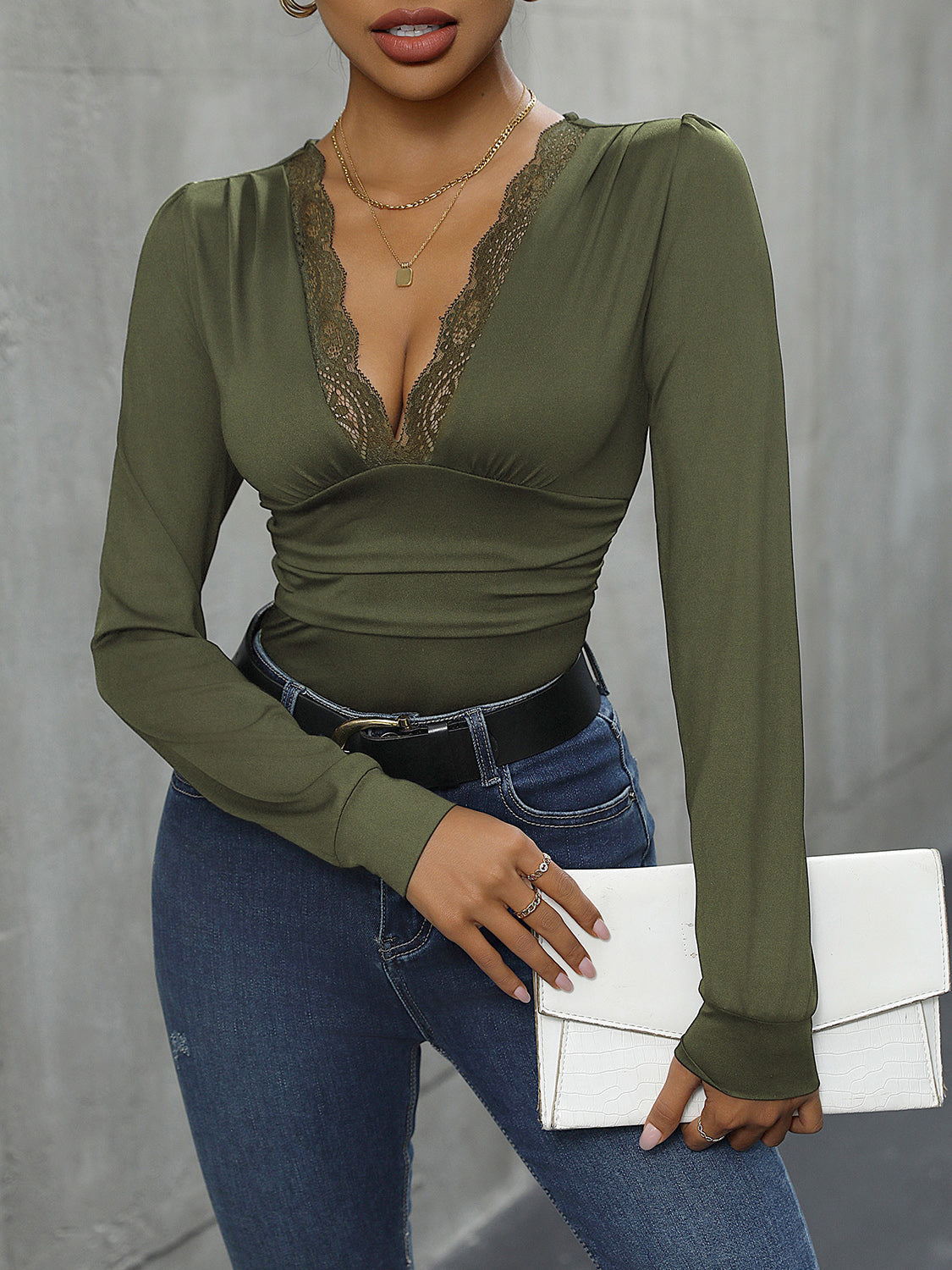 Lace Detail Bodysuit