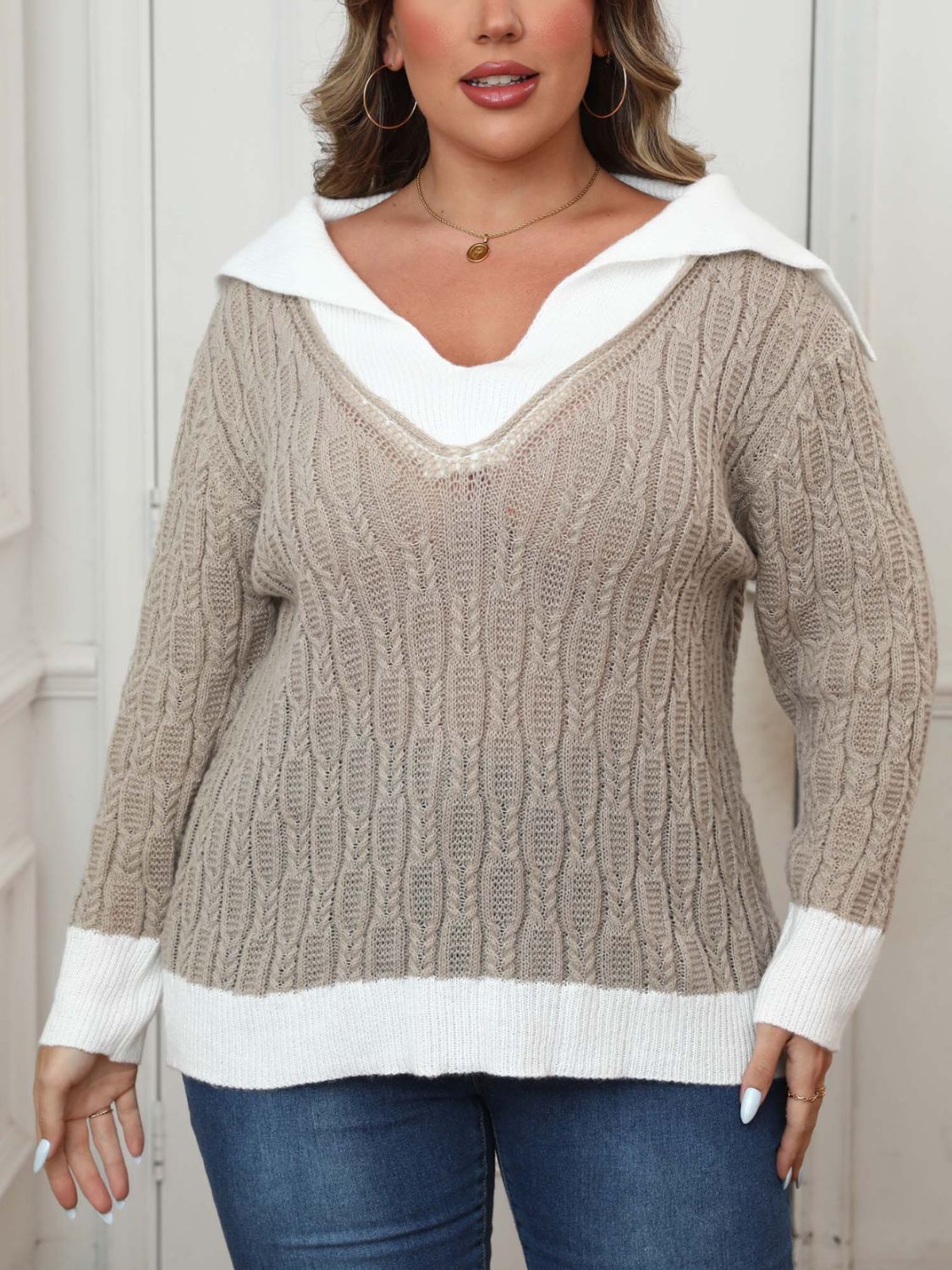 (PS) Collared Sweater