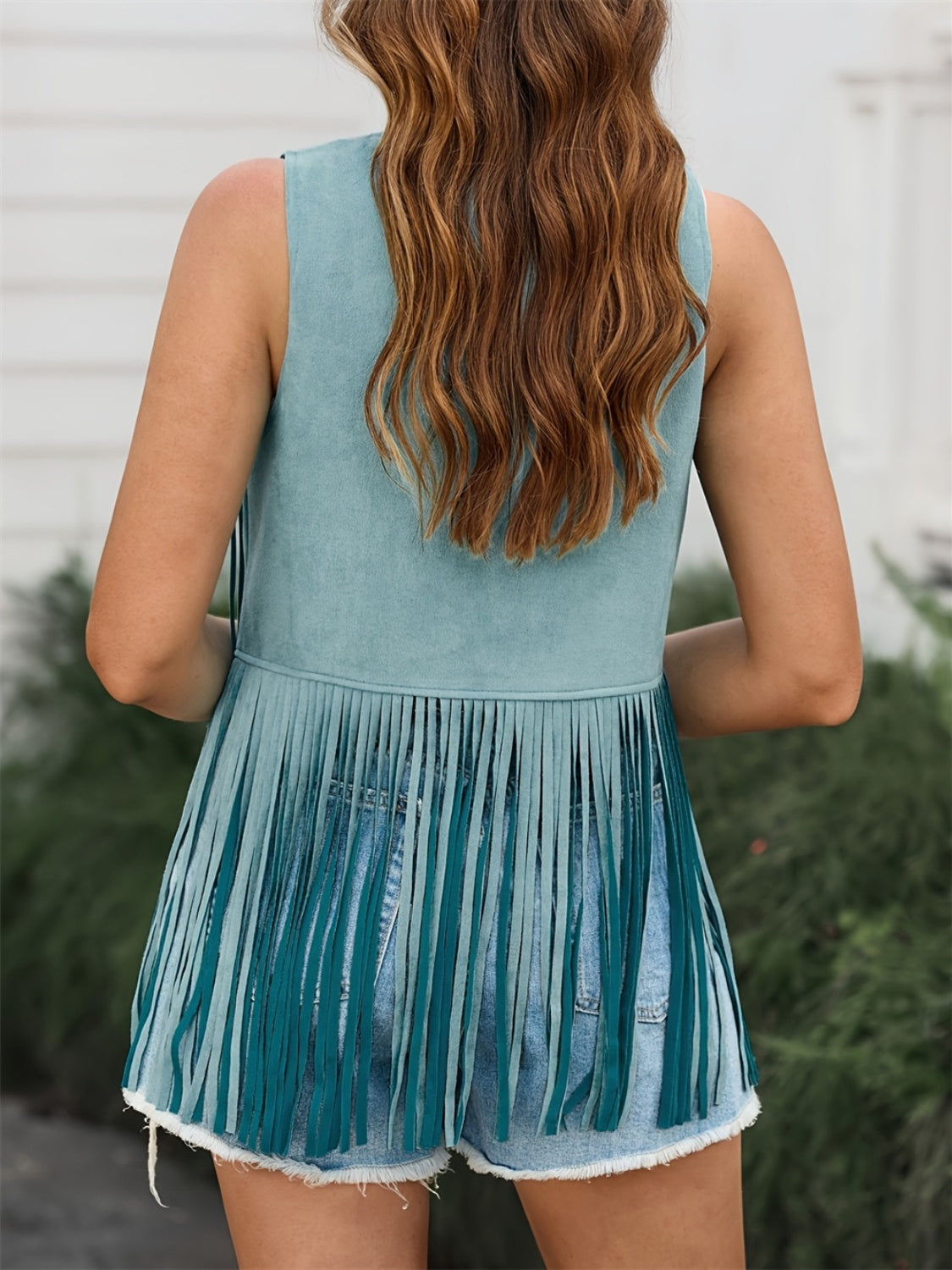 Fringe Vest Coat