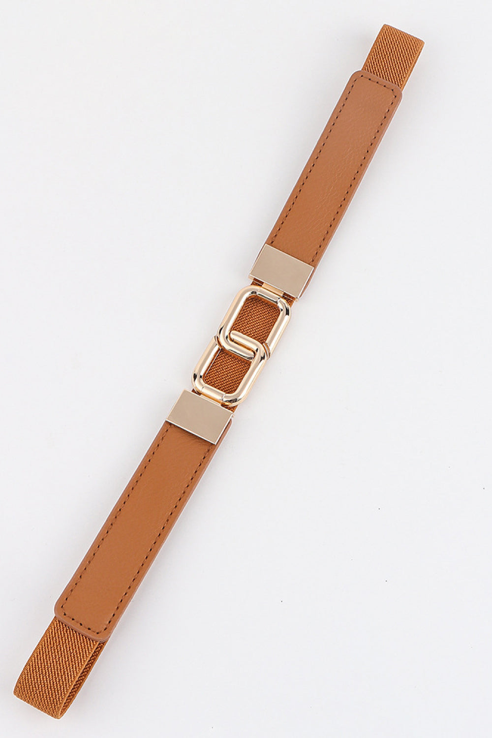 Geometric Double Buckle Belt