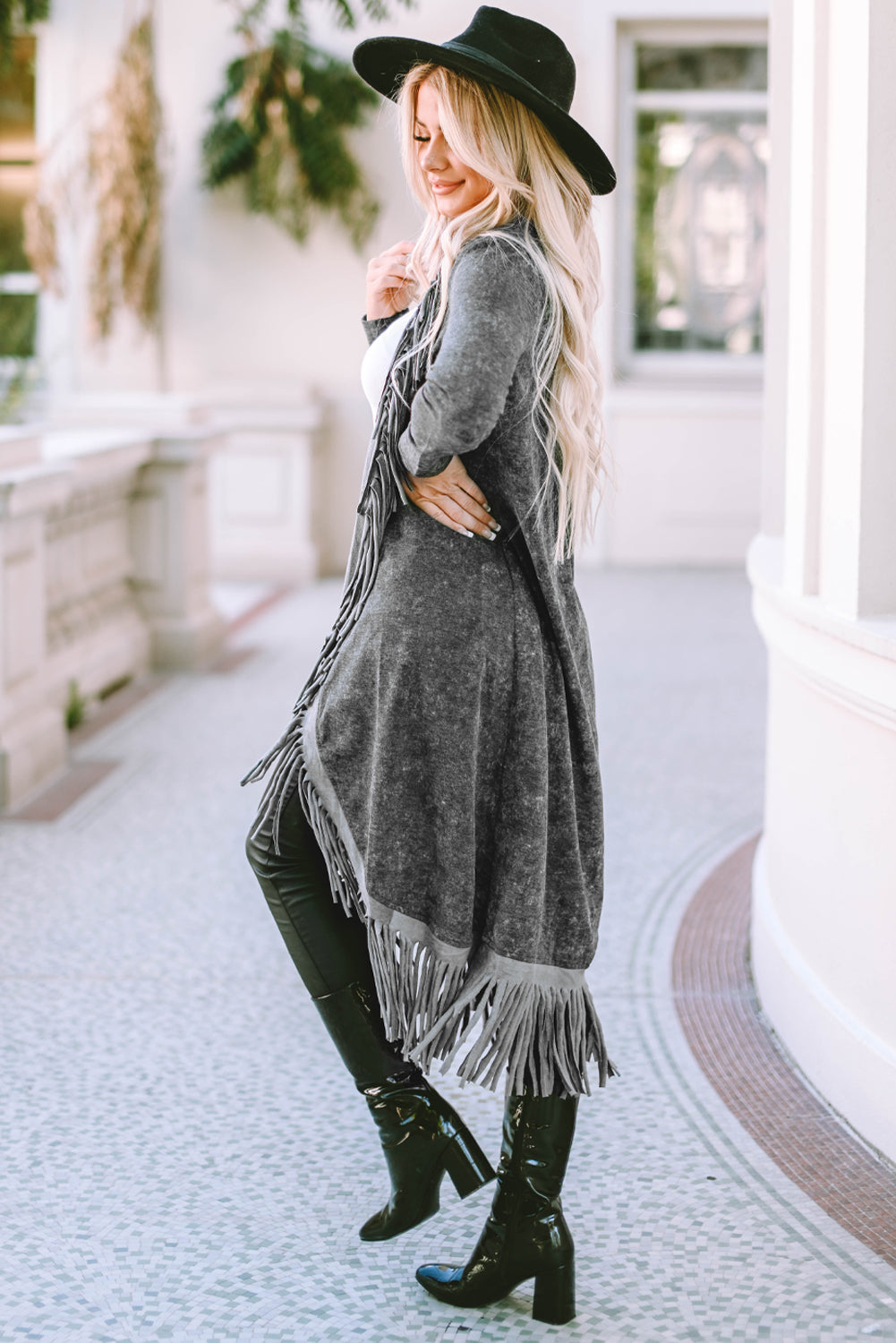 Fringe Detail Cardigan