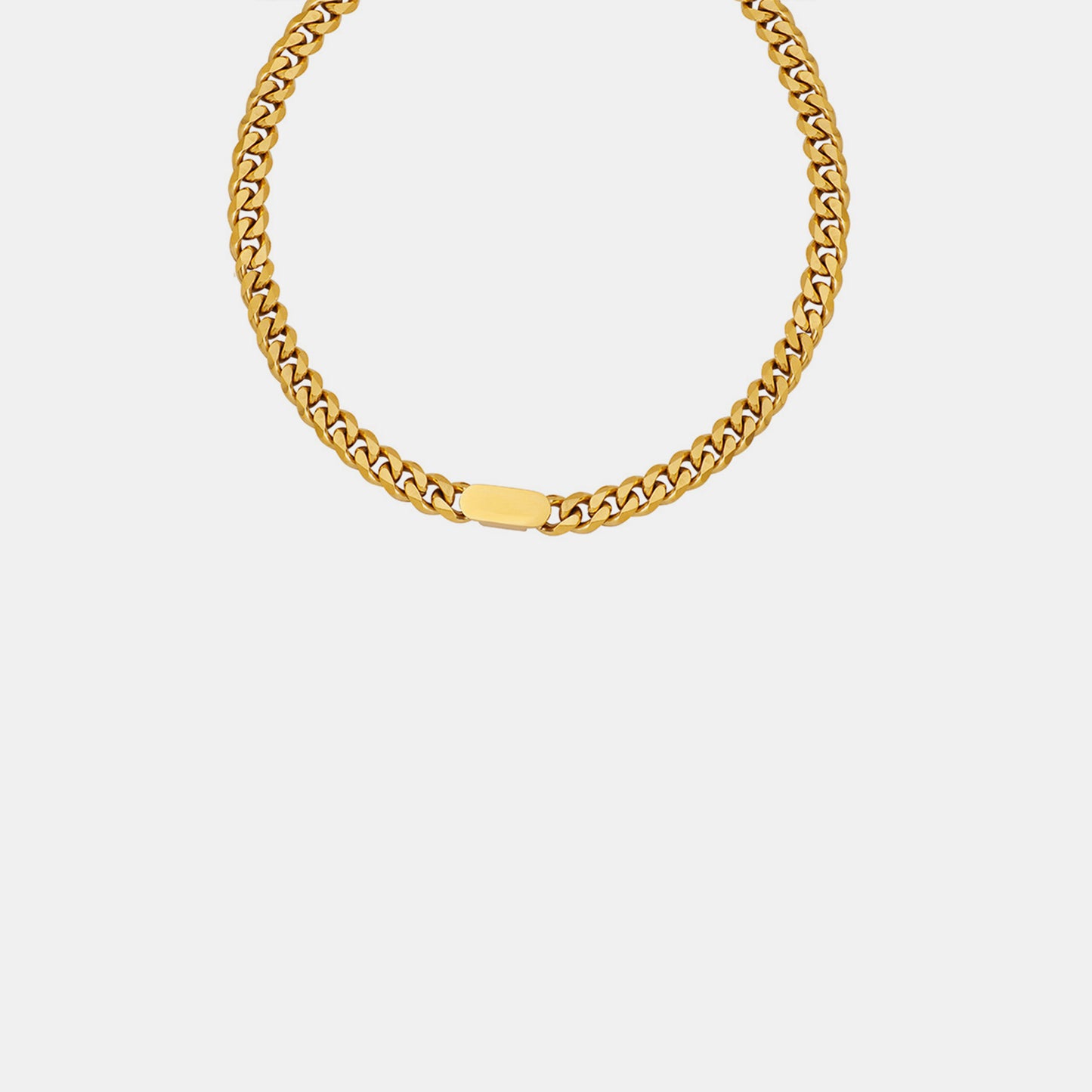 Gold-Plated Chain Necklace