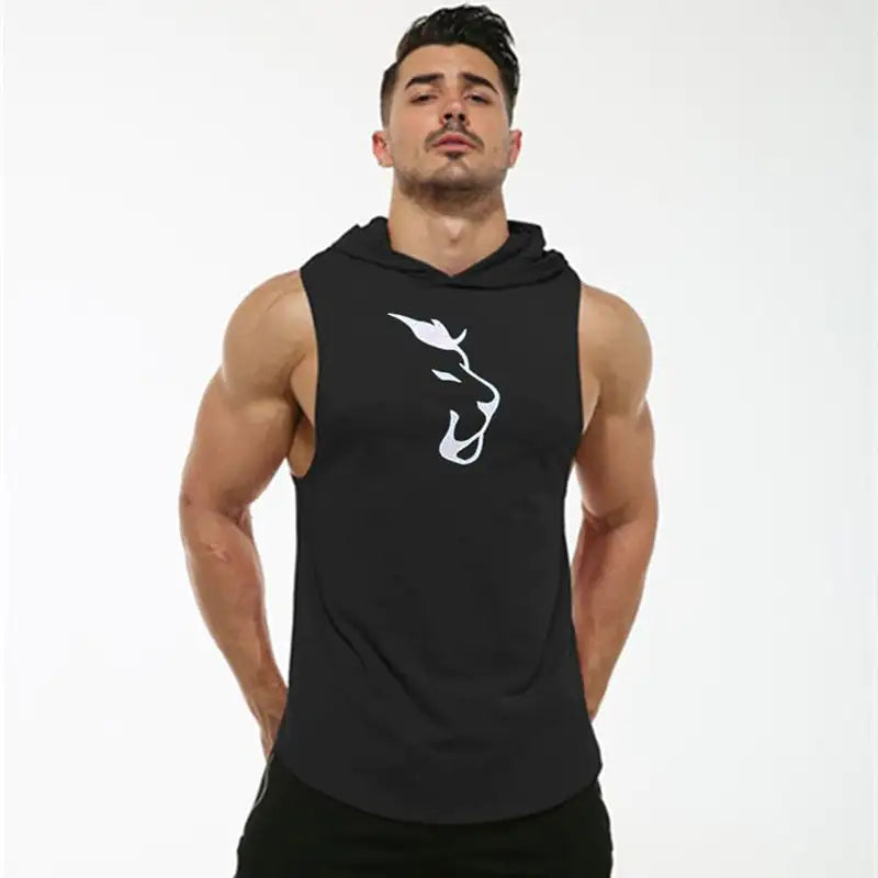 Hooded & Sleeveless Tank