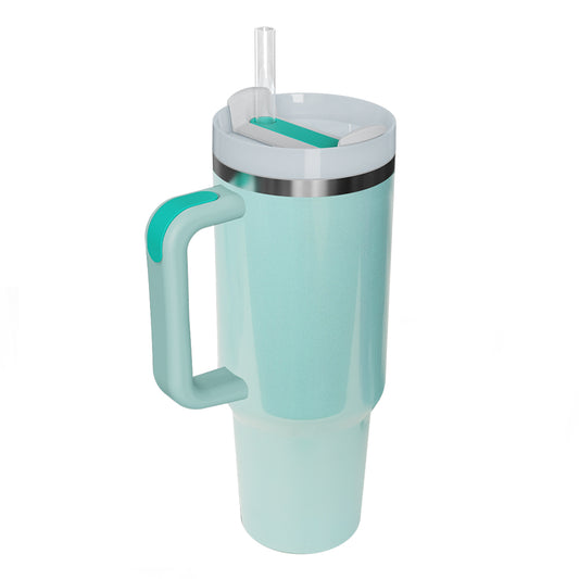 Tumbler w/ Handle & Straw