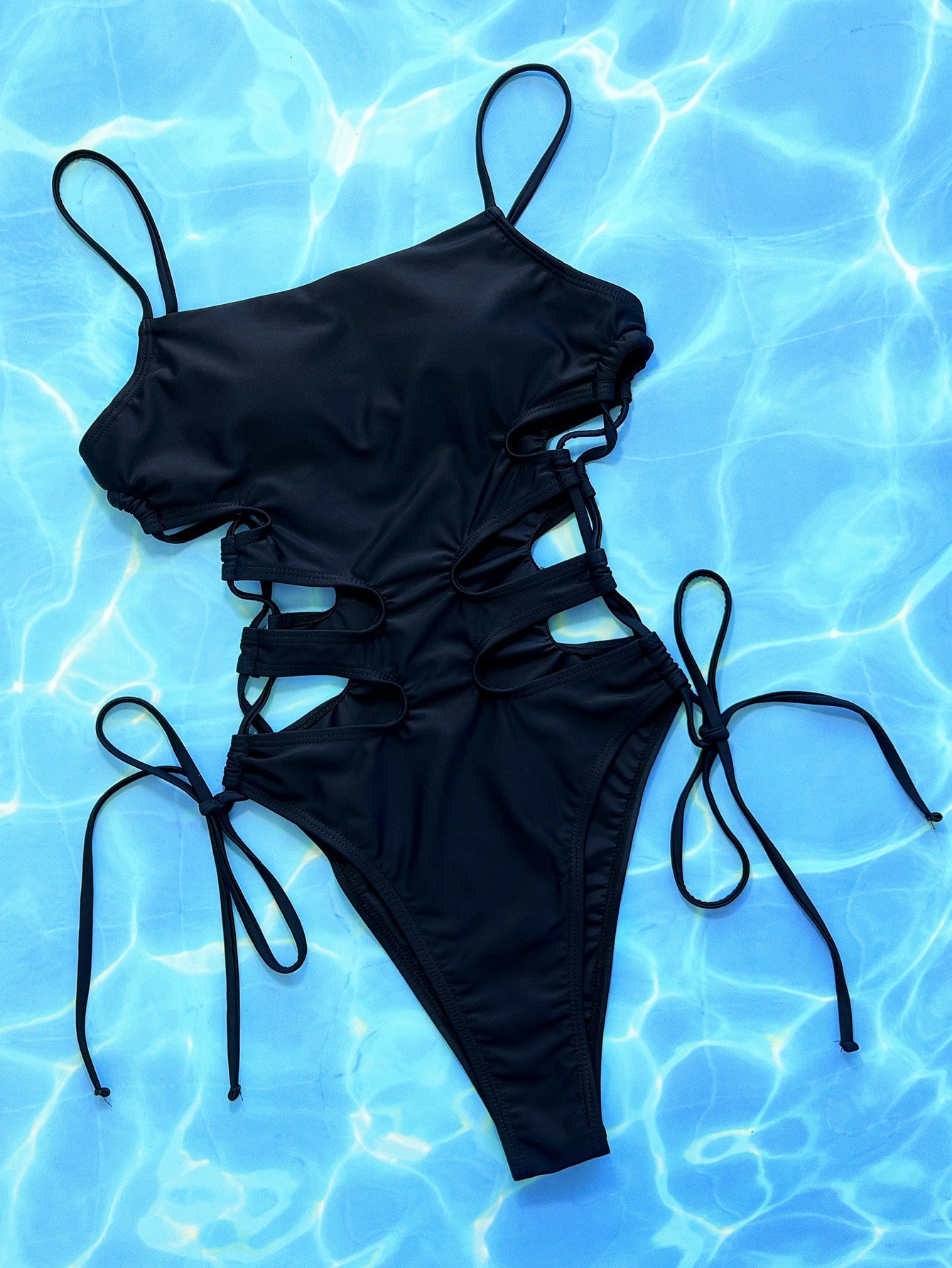 Spaghetti Strap One-Piece Swimsuit