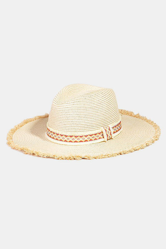 Geometric Hem Hat