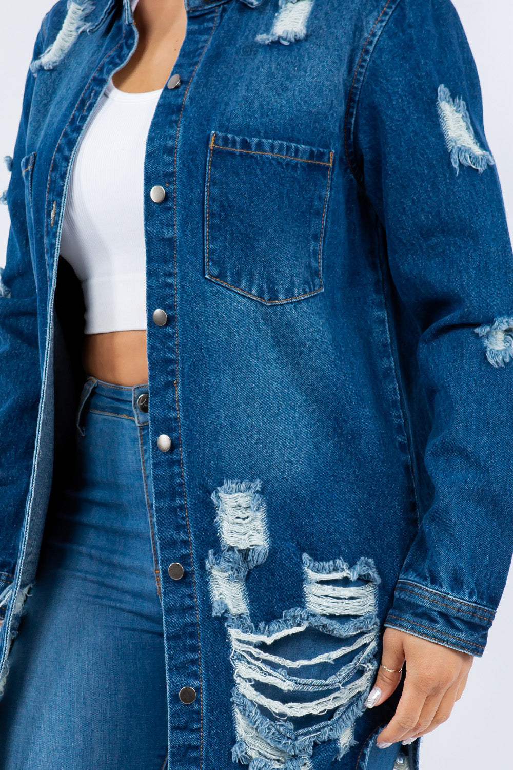 Deep Blue Denim Jacket