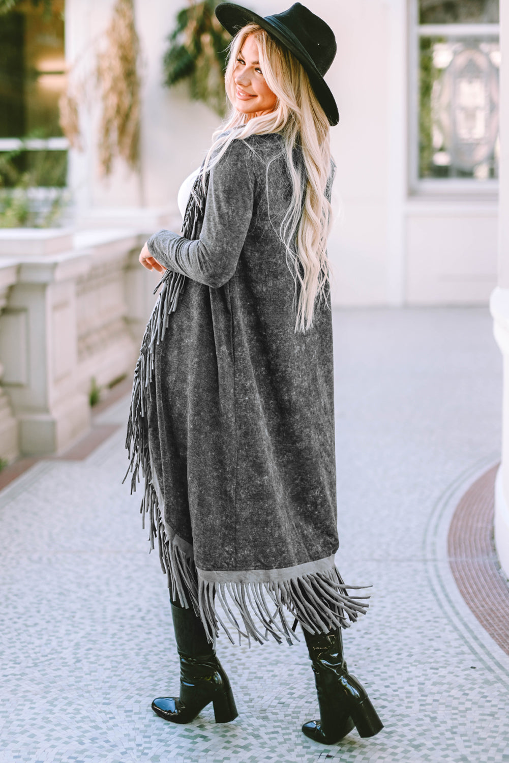 Fringe Detail Cardigan
