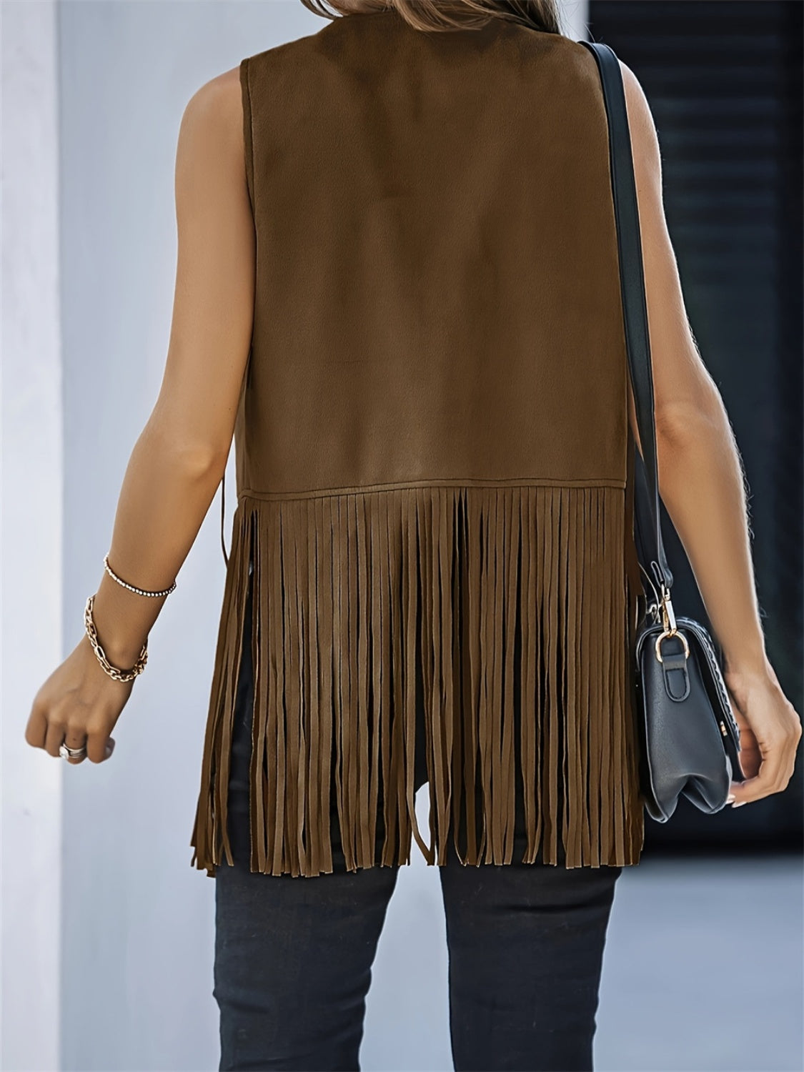 Fringe Vest Coat