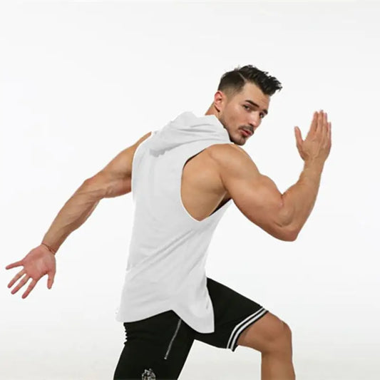 Hooded & Sleeveless Tank