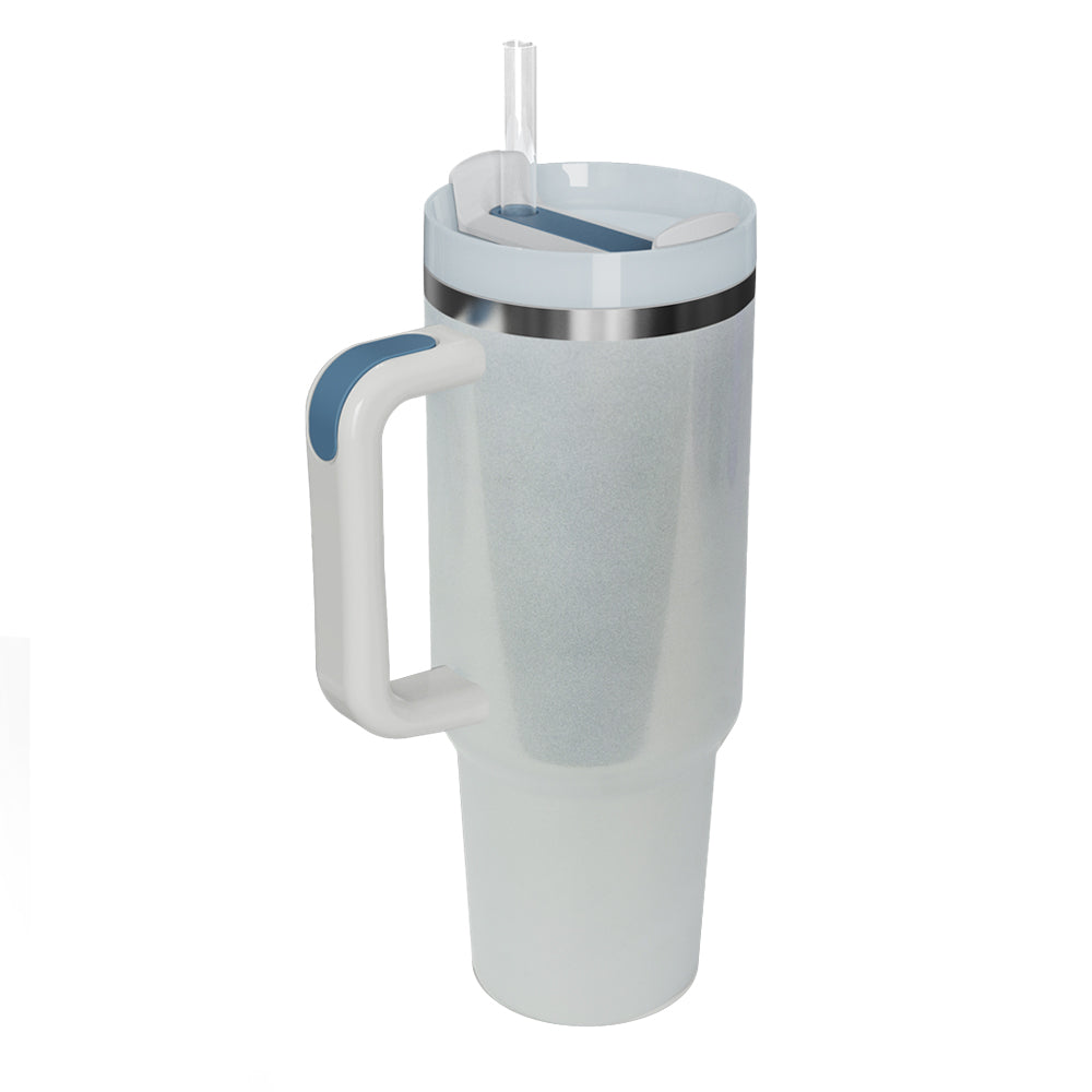 Tumbler w/ Handle & Straw