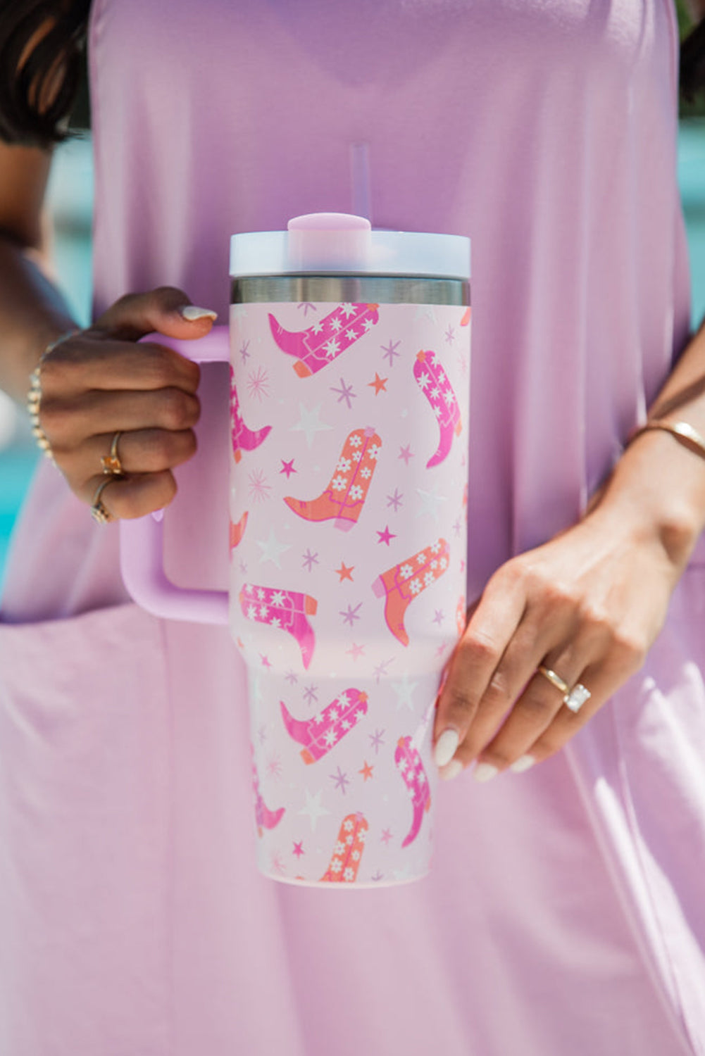 Cowgirl Boot Tumbler (40oz)