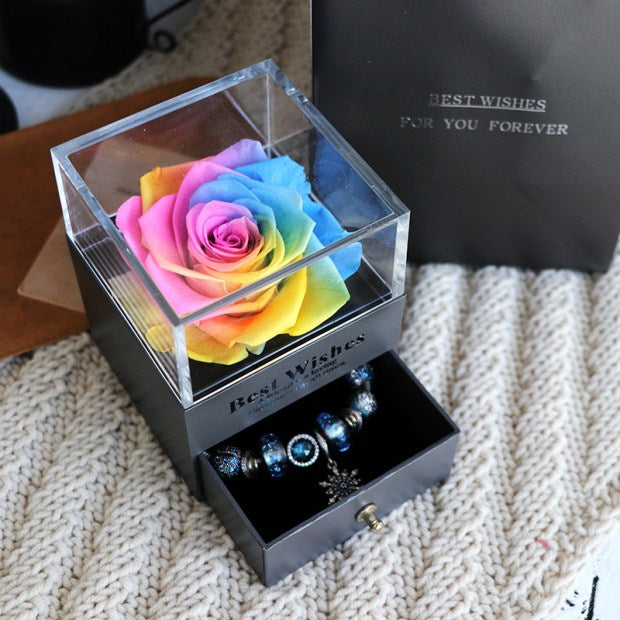 Eternal Flower Jewelry Box Gift Set