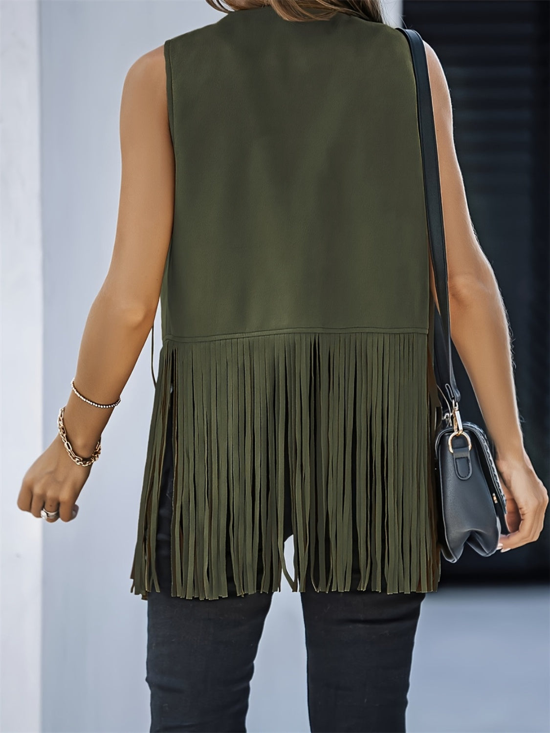 Fringe Vest Coat