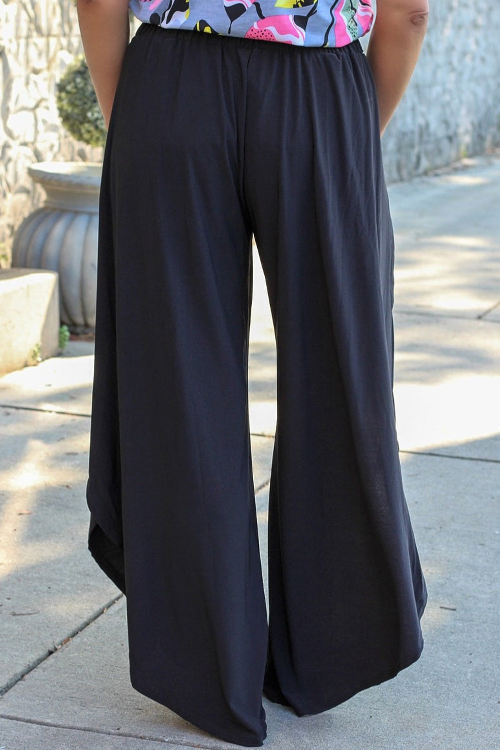 (PS) Tie Front Wide Leg Pants