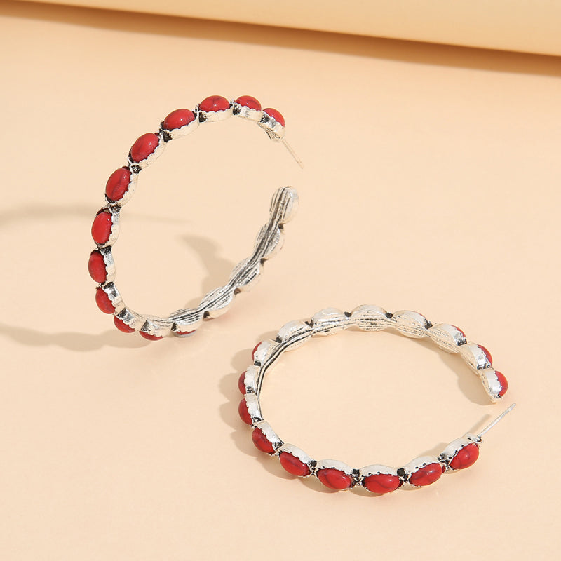 C-Hoop Earrings