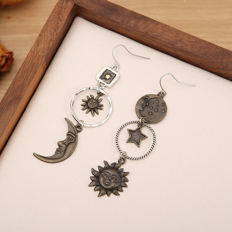 Star, Sun, & Moon Earrings